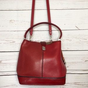 Brighton Red Purse with Attachable Long Strap